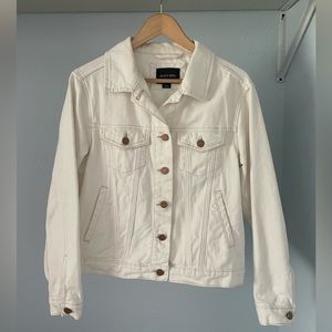white denim jacket